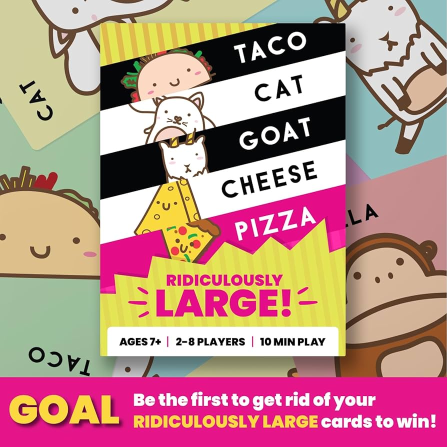 How Big Are Taco Cat Goat Cheese Pizza Cards? Size Guide and Dimensions