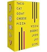 Complete Taco Cat Goat Cheese Pizza card game set with box open