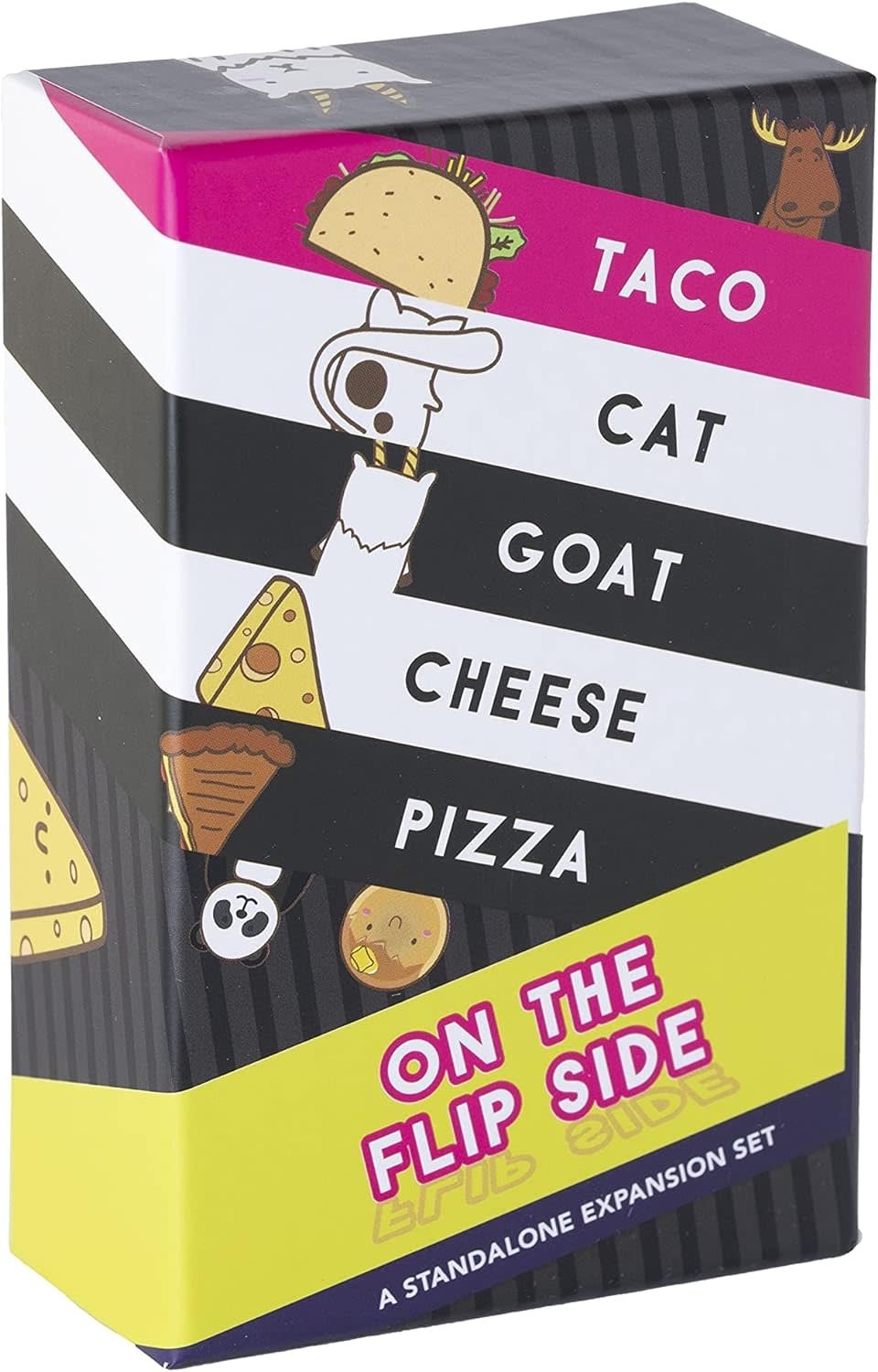 Is there an expansion pack for Taco Cat Goat Cheese Pizza