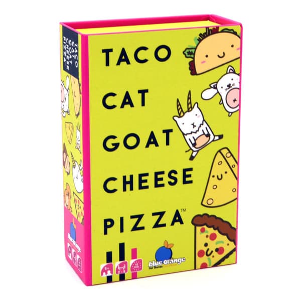 PlayingCards.io virtual tabletop showing Taco Cat Goat Cheese Pizza game room