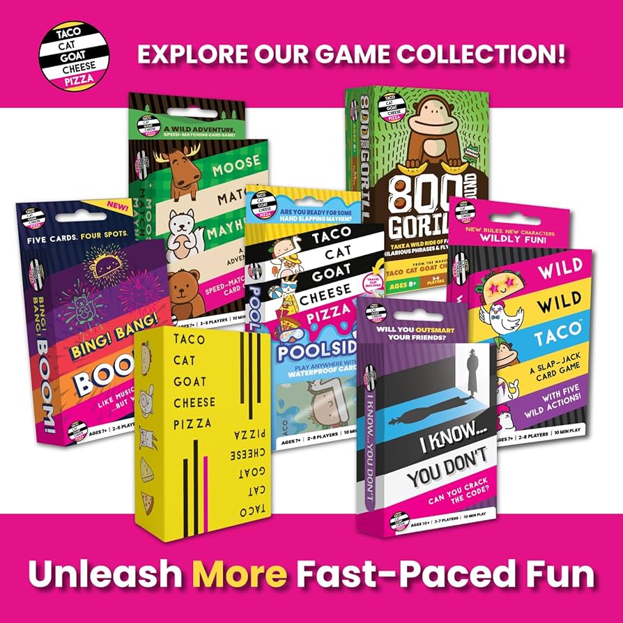 Amazon bundle deal example with Taco Cat Goat Cheese Pizza and other games