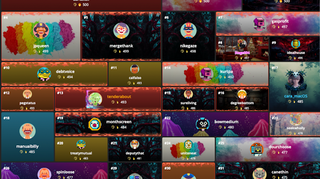 Plato app interface showing multiple mini-games available in the collection