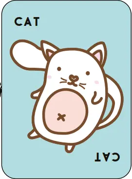 Cat printable card design