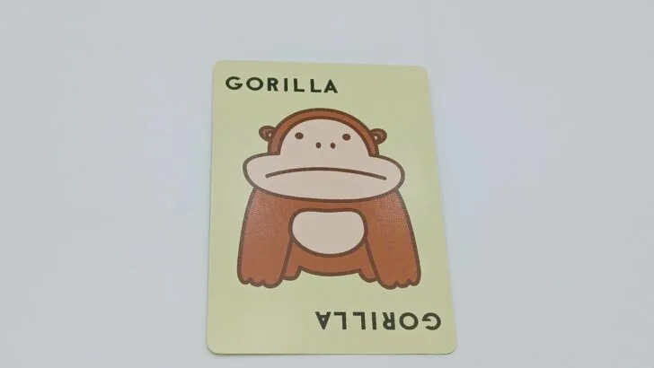 Gorilla action card from Taco Cat Goat Cheese Pizza game
