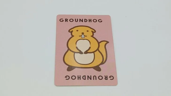 What does the groundhog card do in Taco Cat Goat Cheese Pizza