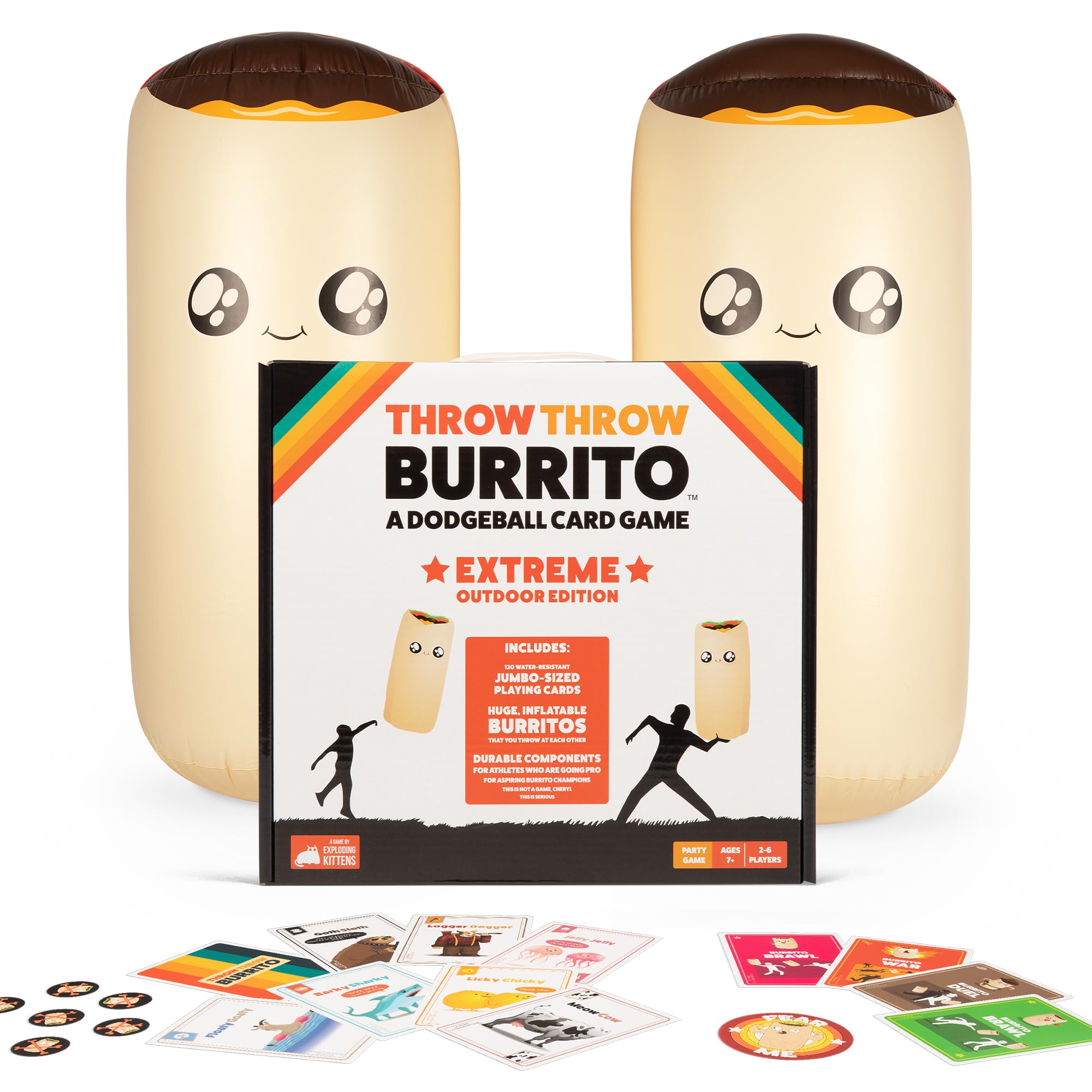 Throw Throw Burrito game components