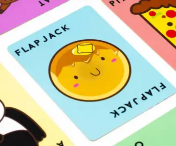 Flapjack card from Taco Cat Goat Cheese Pizza