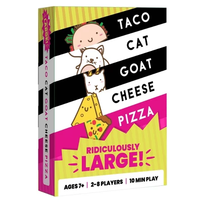 Dolphin Hat Games official website showing Taco Cat Goat Cheese Pizza product lineup